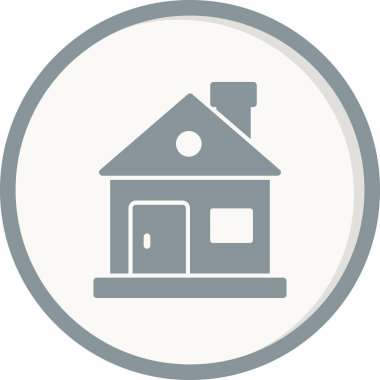 Ev simgesi, modern vektör illüstrasyon tasarımı