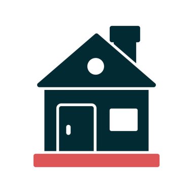 Ev simgesi, modern vektör illüstrasyon tasarımı