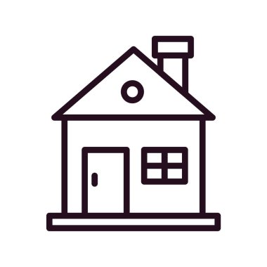 Ev simgesi, modern vektör illüstrasyon tasarımı