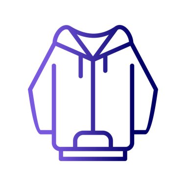 Hoodie simge vektör çizim