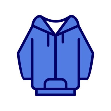 Hoodie simge vektör çizim