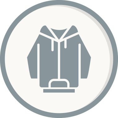 Hoodie simge vektör çizim