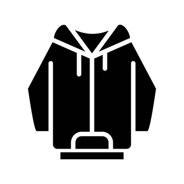 Hoodie simge vektör çizim