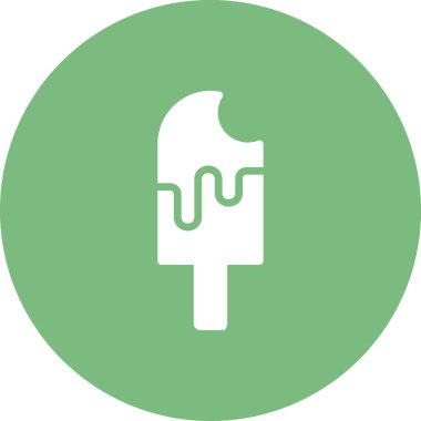 dondurma ikonu vektör illüstrasyonu 