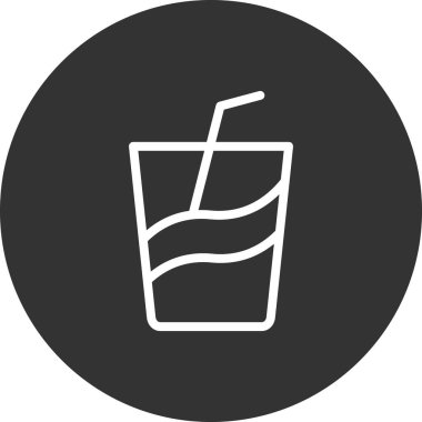 içecek simgesinin vektör illüstrasyonu