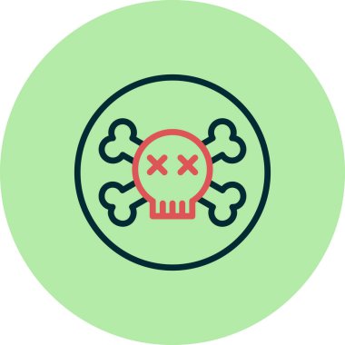 Tehlikeli vektör düz renk simgesi 