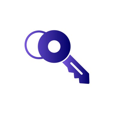 Anahtar simgesi vektör illüstrasyonu