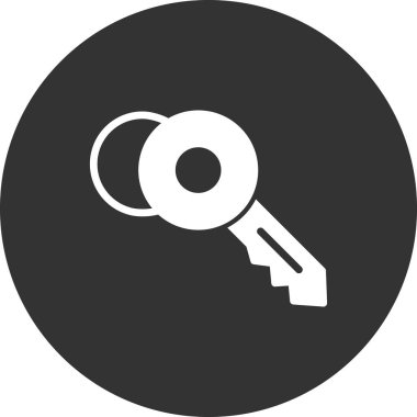 Anahtar simgesi vektör illüstrasyonu