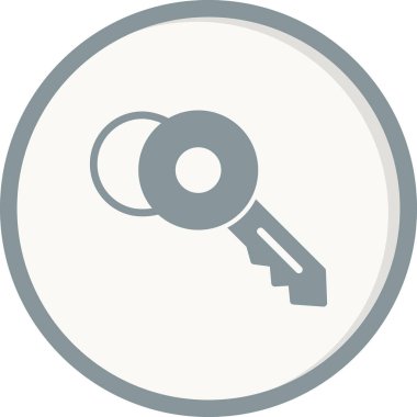 Anahtar simgesi vektör illüstrasyonu