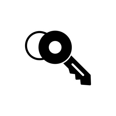 Anahtar simgesi vektör illüstrasyonu 