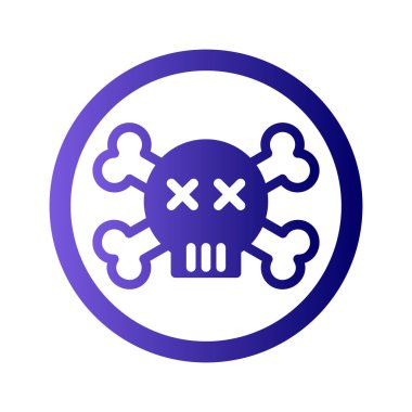 Tehlikeli simge, vektör çizimi 