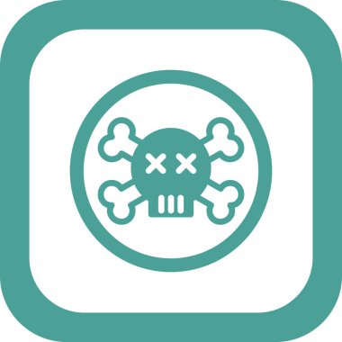 Tehlikeli simge, vektör çizimi 