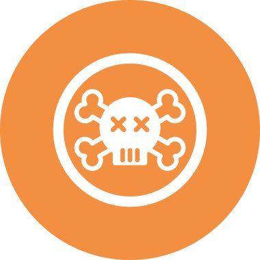 Tehlikeli simge, vektör çizimi 