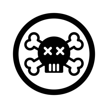 Tehlikeli simge, vektör çizimi 