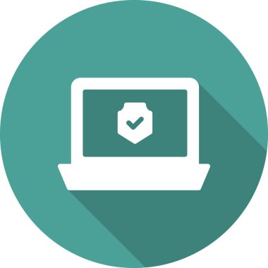 laptop vektör simgesi modern illüstrasyon 