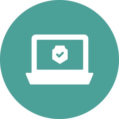 laptop vektör simgesi modern illüstrasyon 