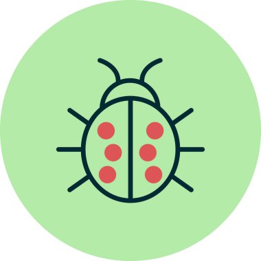 Uğur böceği vektör illüstrasyonuName 