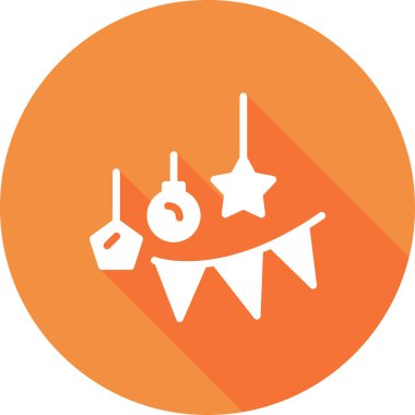 vektör noeli ve mutlu yeni yıl dekorasyon çizgisi simgesi 