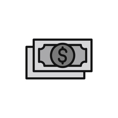 para vektörü ince çizgi simgesi 