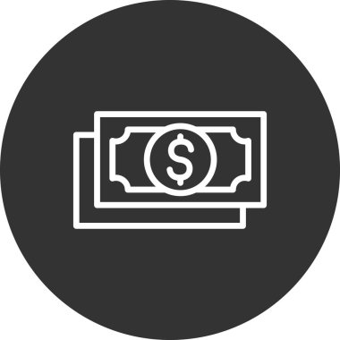 para vektörü ince çizgi simgesi 