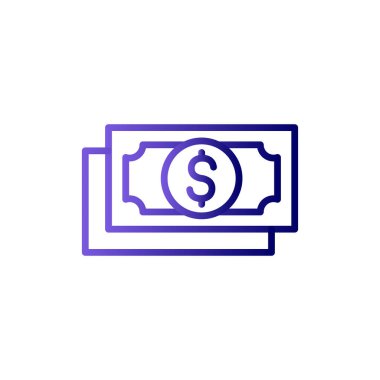 para vektörü ince çizgi simgesi 