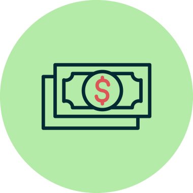 para vektörü ince çizgi simgesi 