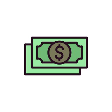 para vektörü ince çizgi simgesi 