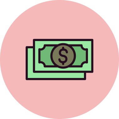 para vektörü ince çizgi simgesi 