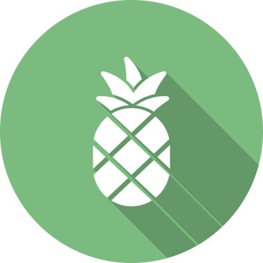 Ananas vektör satırı simgesi  