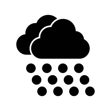 Hava durumu ikonunun vektör çizimi. Selamlama 