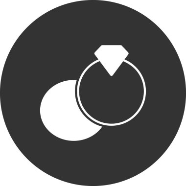 Elmas simgesinin vektör illüstrasyonu