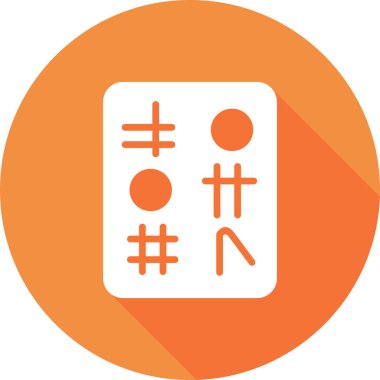 Hiyeroglif simgesi, vektör çizimi 