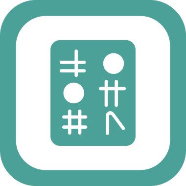 Hiyeroglif simgesi, vektör çizimi 