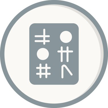 Hiyeroglif simgesi, vektör çizimi 