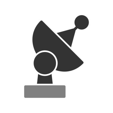 uydu anten ikonu vektör illüstrasyonu