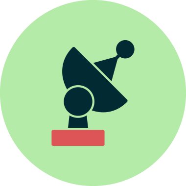 Uydu anteni. Basit resimleme