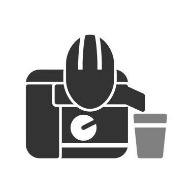 Meyve sıkacağı simge vektör çizim