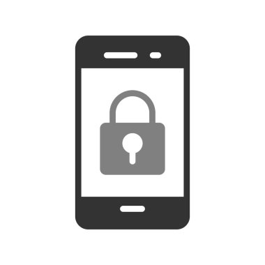 akıllı telefon simgesi vektör illüstrasyonu