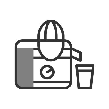 Meyve sıkacağı simge vektör çizim