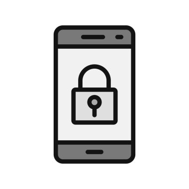akıllı telefon simgesi vektör illüstrasyonu