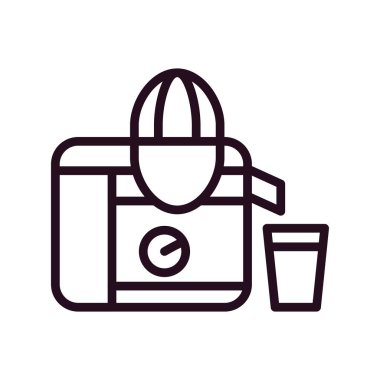 Meyve sıkacağı simge vektör çizim