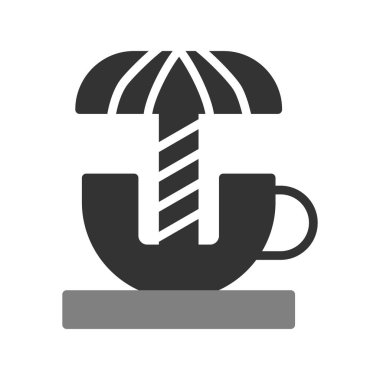 Dönen Çay fincanının vektör çizimi  