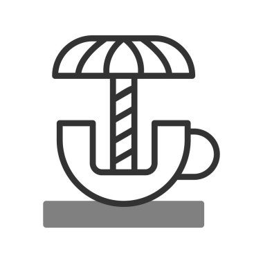 Dönen Çay fincanının vektör çizimi  