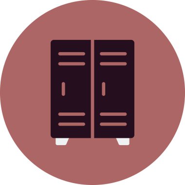 Kilit simgesinin vektör illüstrasyonu