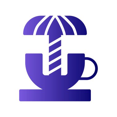 Dönen Çay fincanının vektör çizimi  