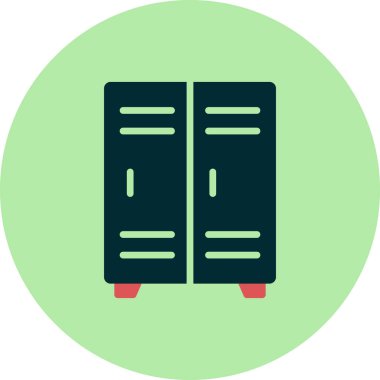 Kilit simgesinin vektör illüstrasyonu