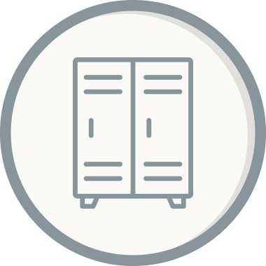 Kilit simgesinin vektör illüstrasyonu