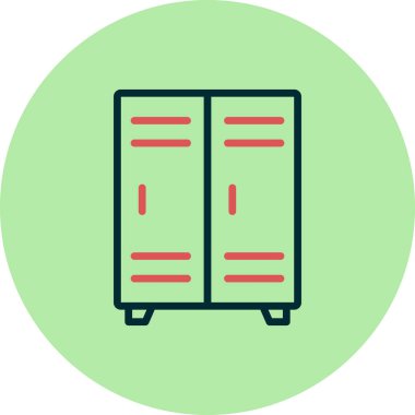 Kilit simgesinin vektör illüstrasyonu