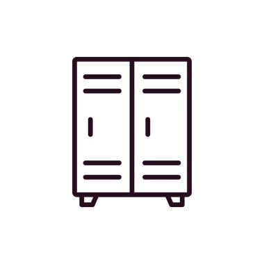 Kilit simgesinin vektör illüstrasyonu