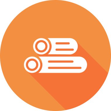 Ahşap günlük simgelerinin vektör illüstrasyonu